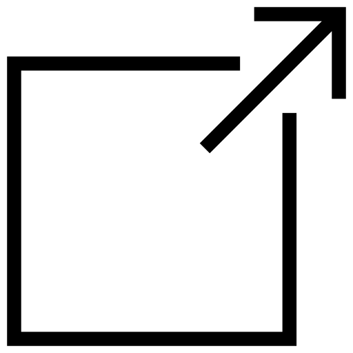 White labeled icon